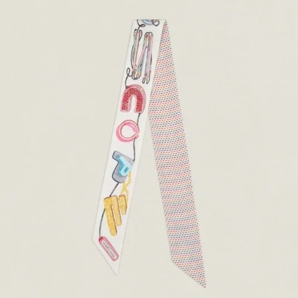 Hermes Chevaloscope Pointille Twilly - Perfect gift - Picture 2 of 4